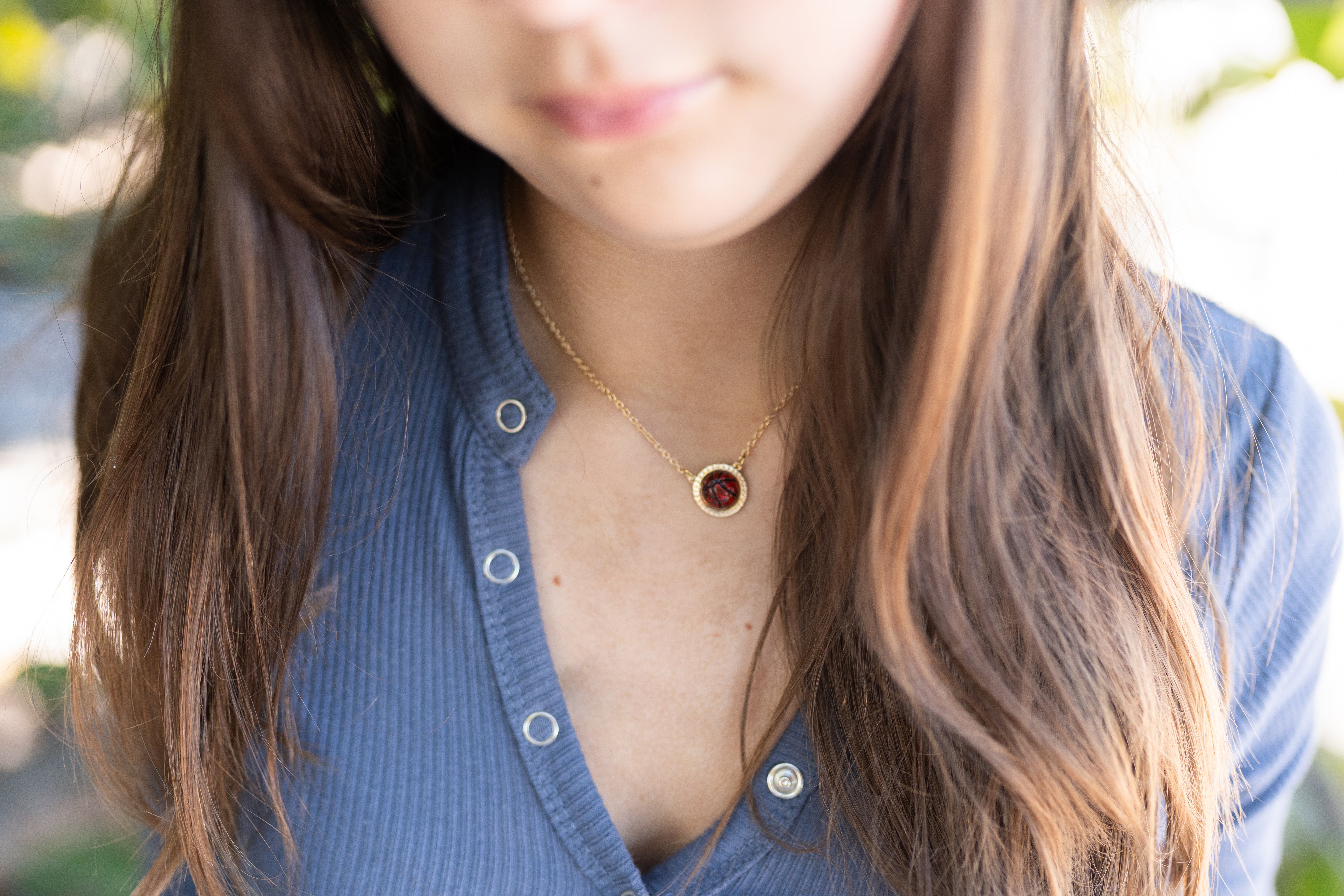 All-Star Basketball Necklace