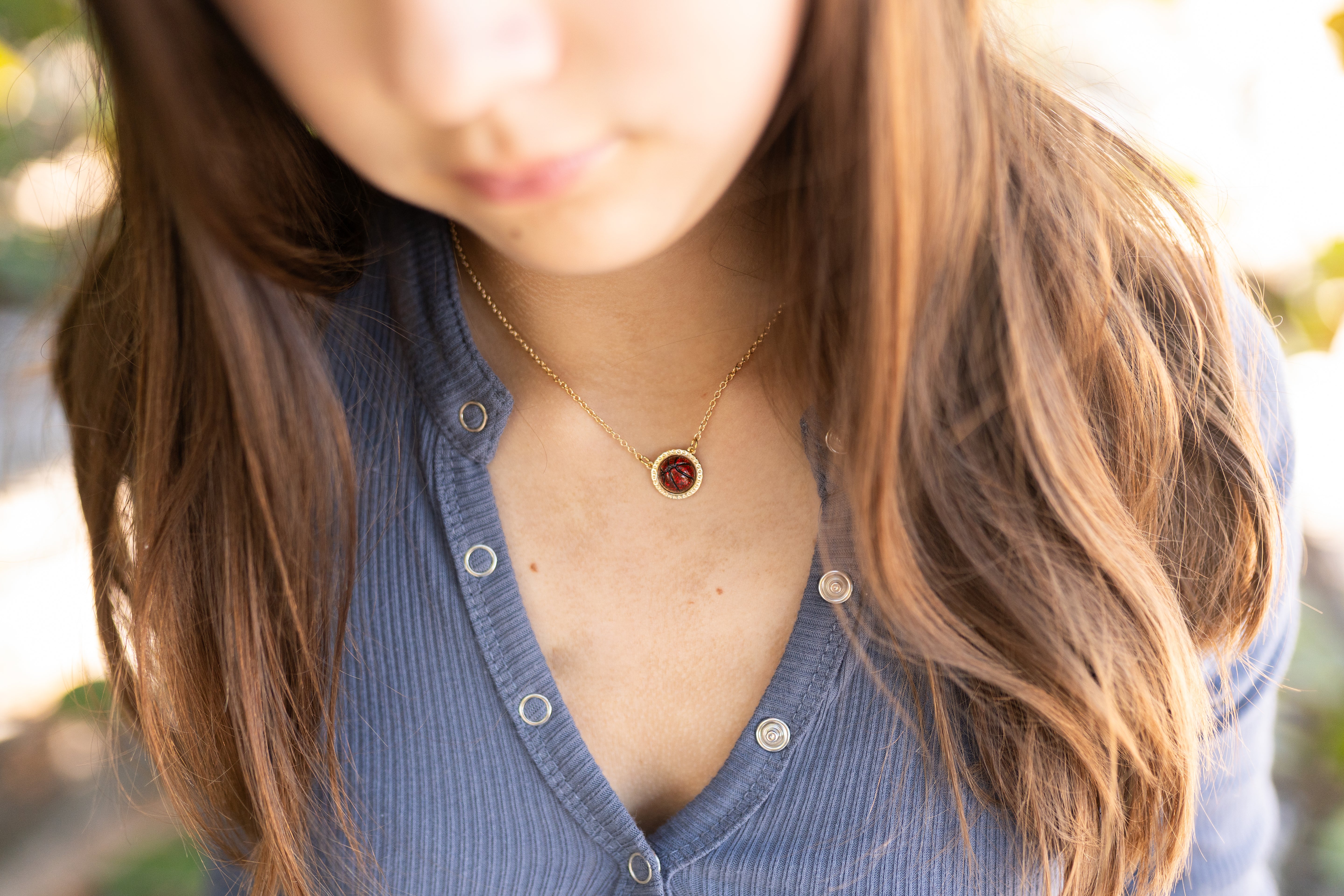 All-Star Basketball Necklace