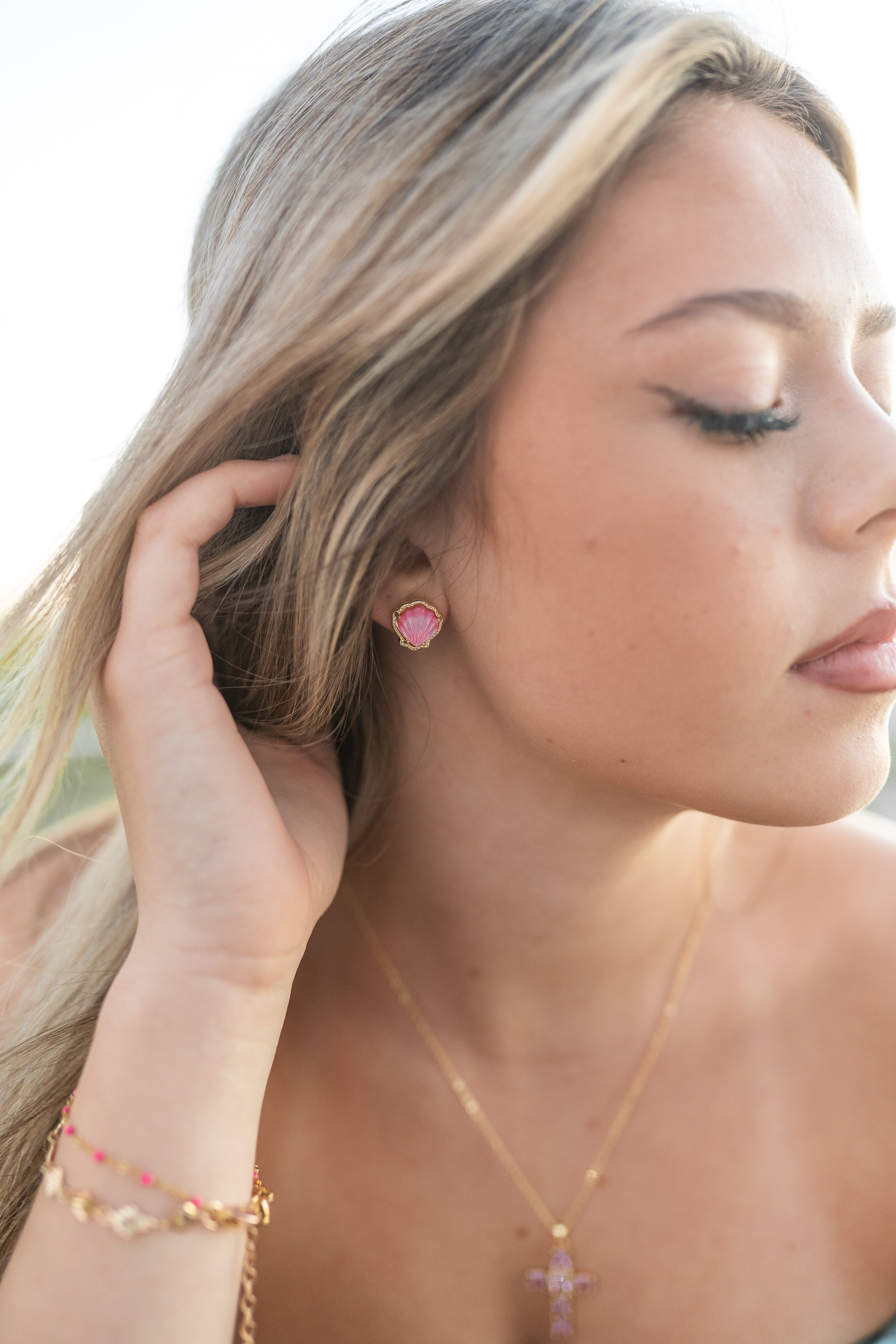 Seashell Sweetheart Earrings