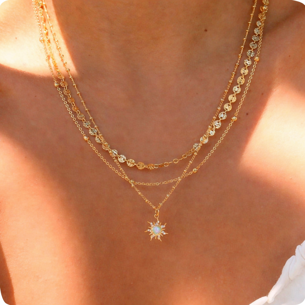 Solara Layered Necklace Set