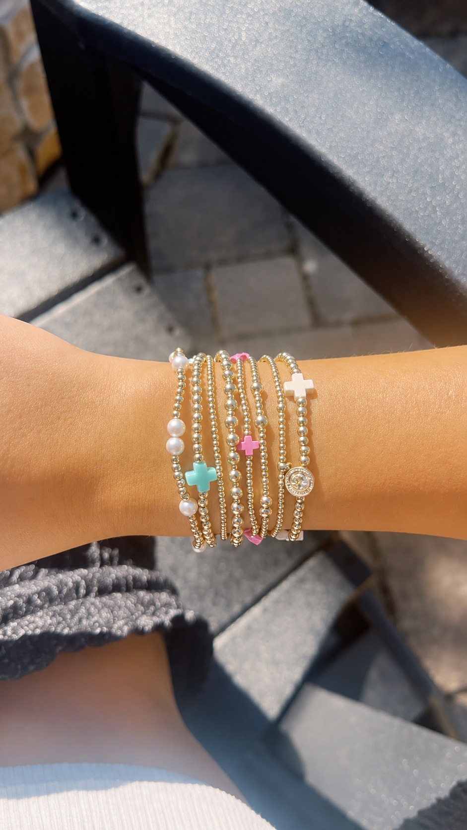 Pastel Faith Bracelet Set