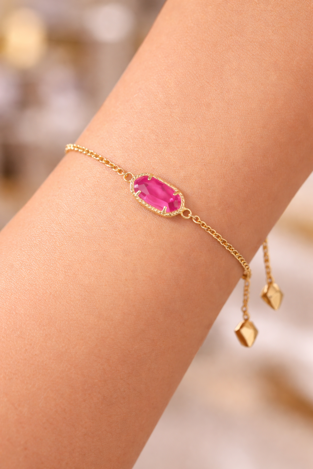 Pink Prism Bracelet