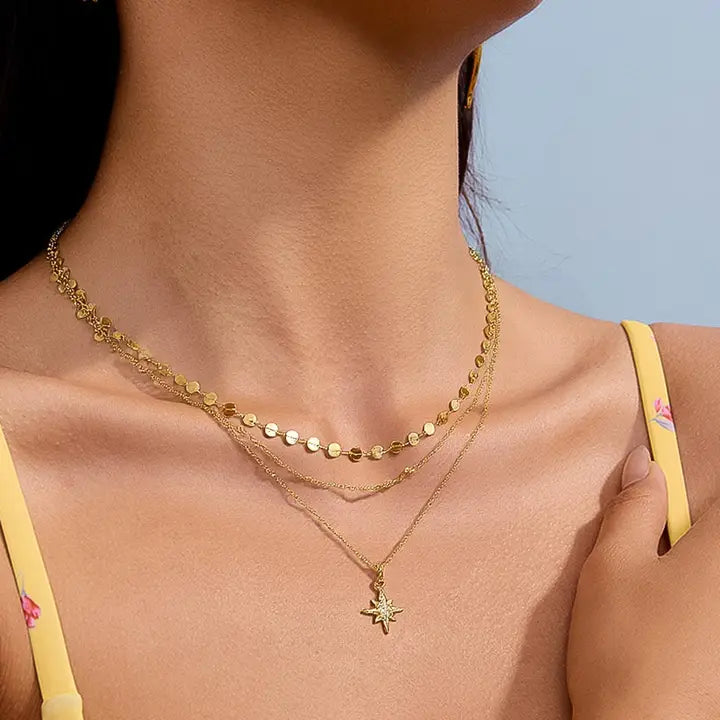 Solara Layered Necklace Set