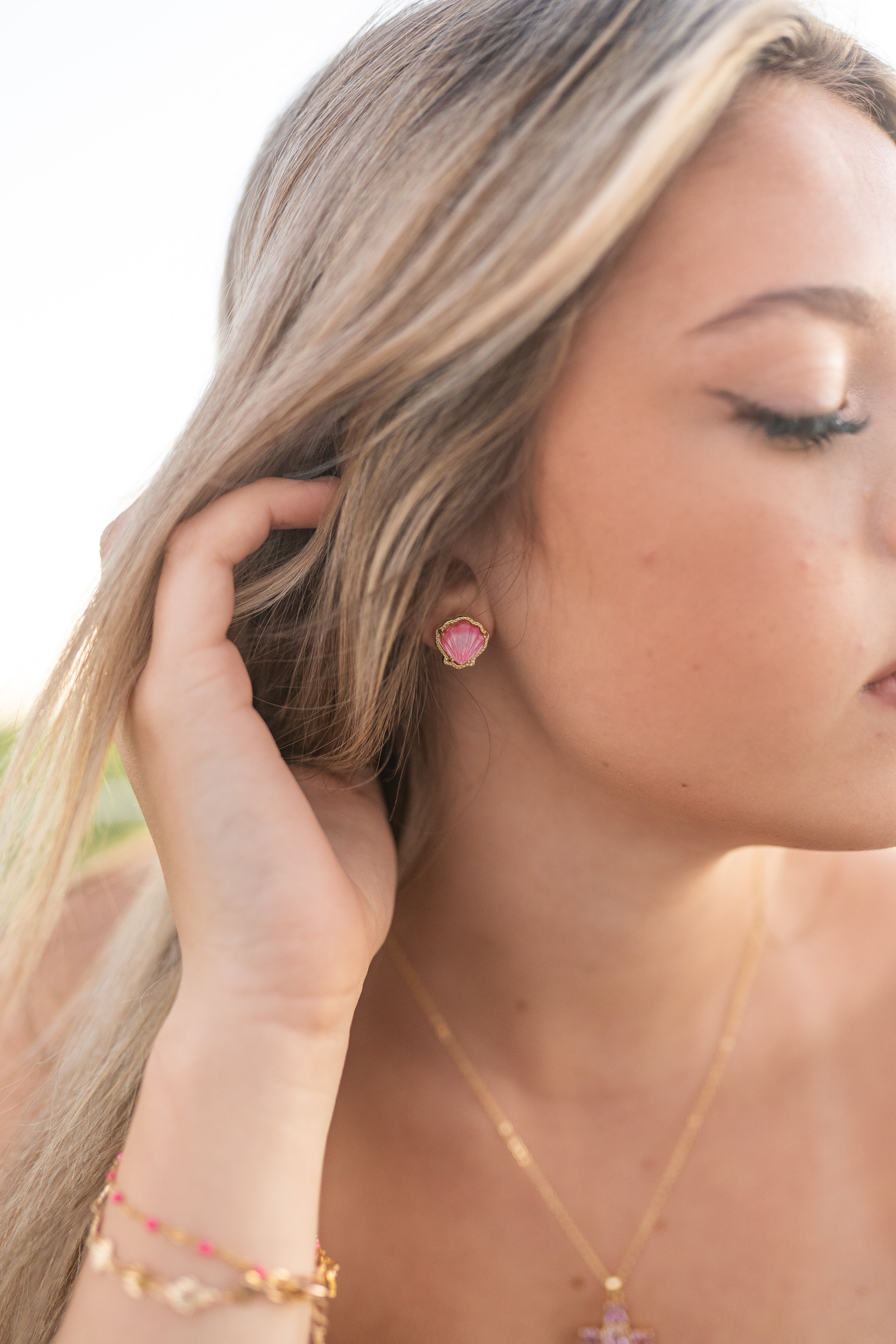 Seashell Sweetheart Earrings