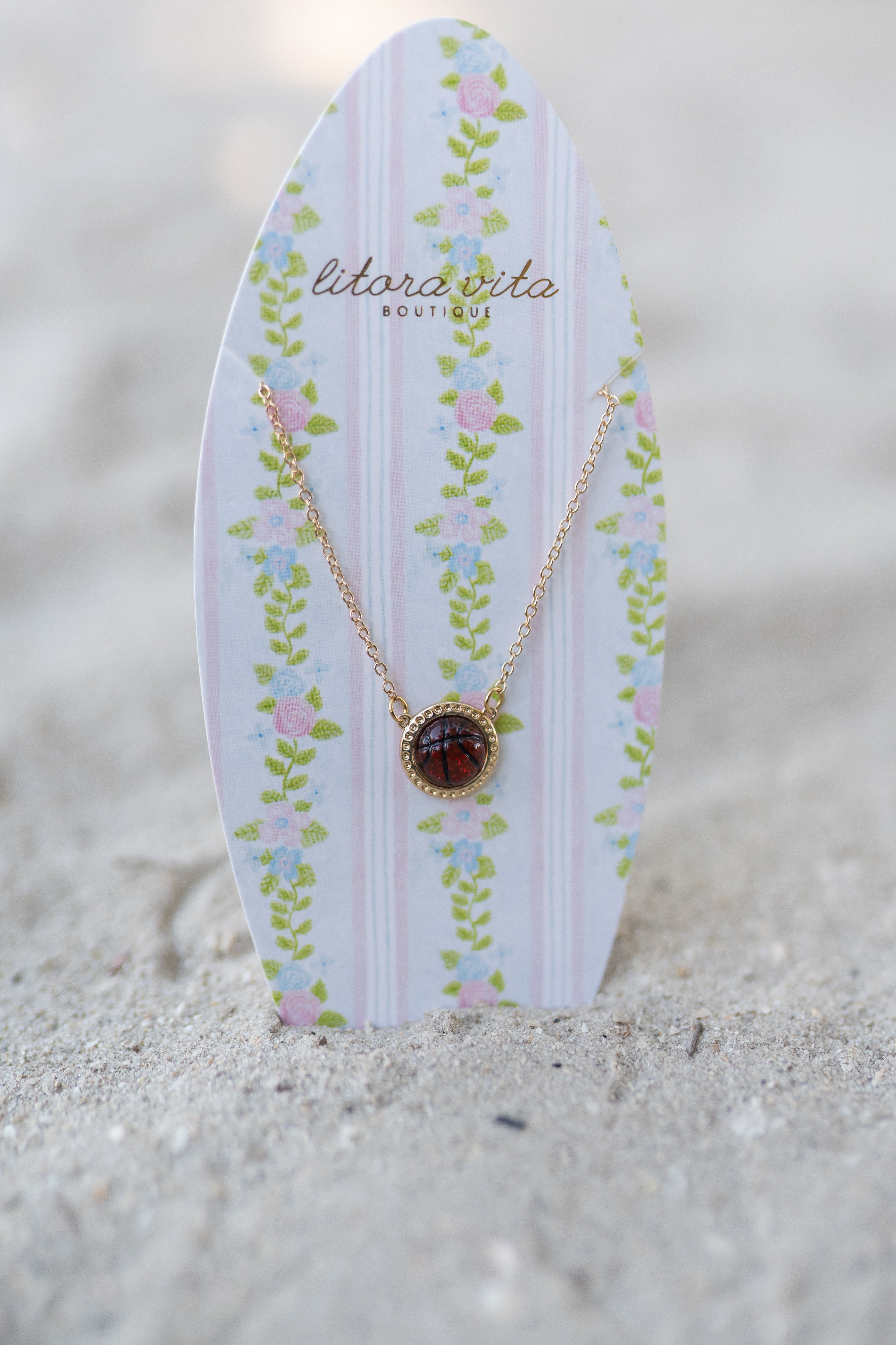 All-Star Basketball Necklace