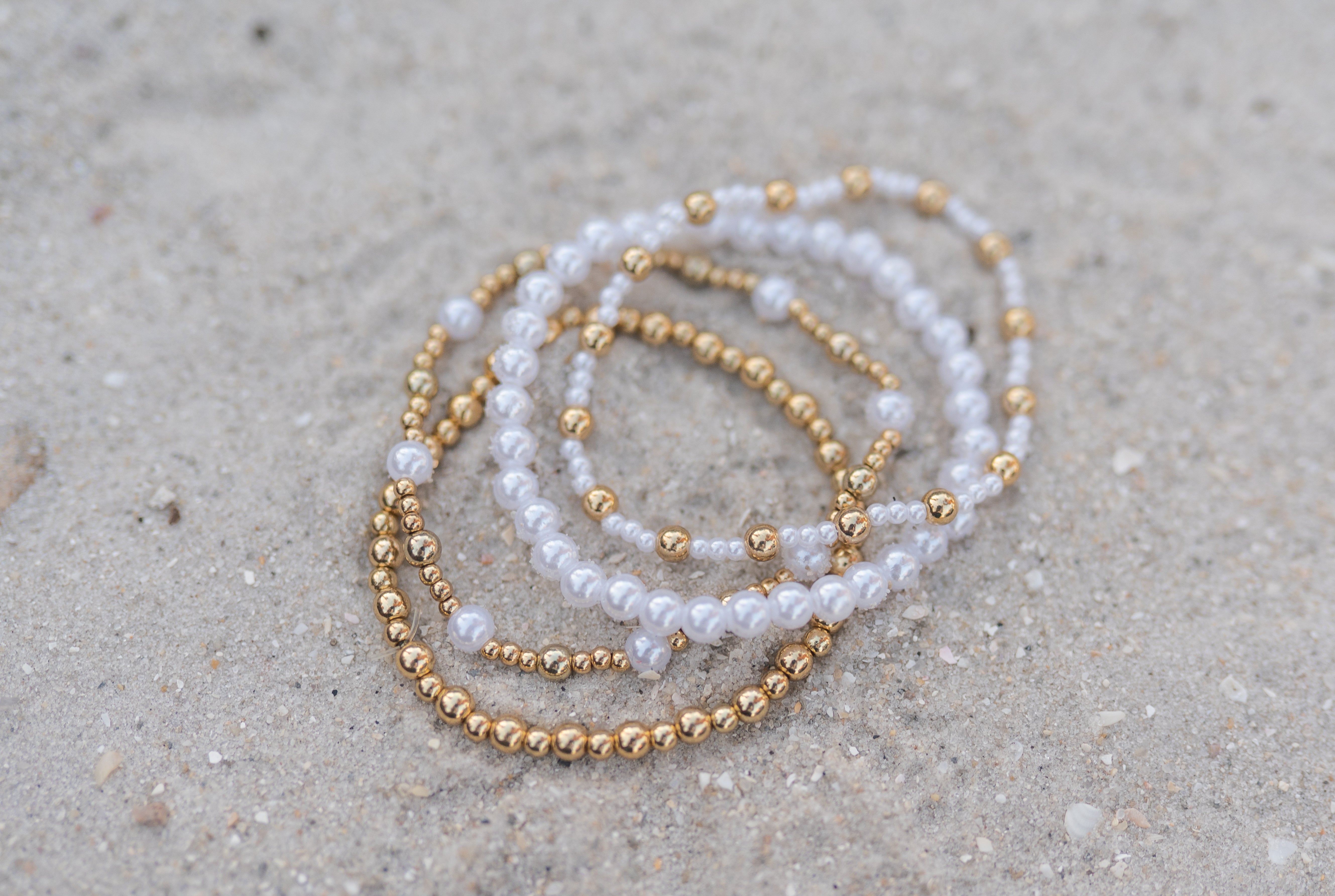 Bracelet Stacks (Pearl)