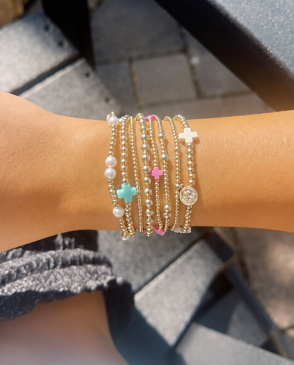 Pastel Faith Bracelet Set