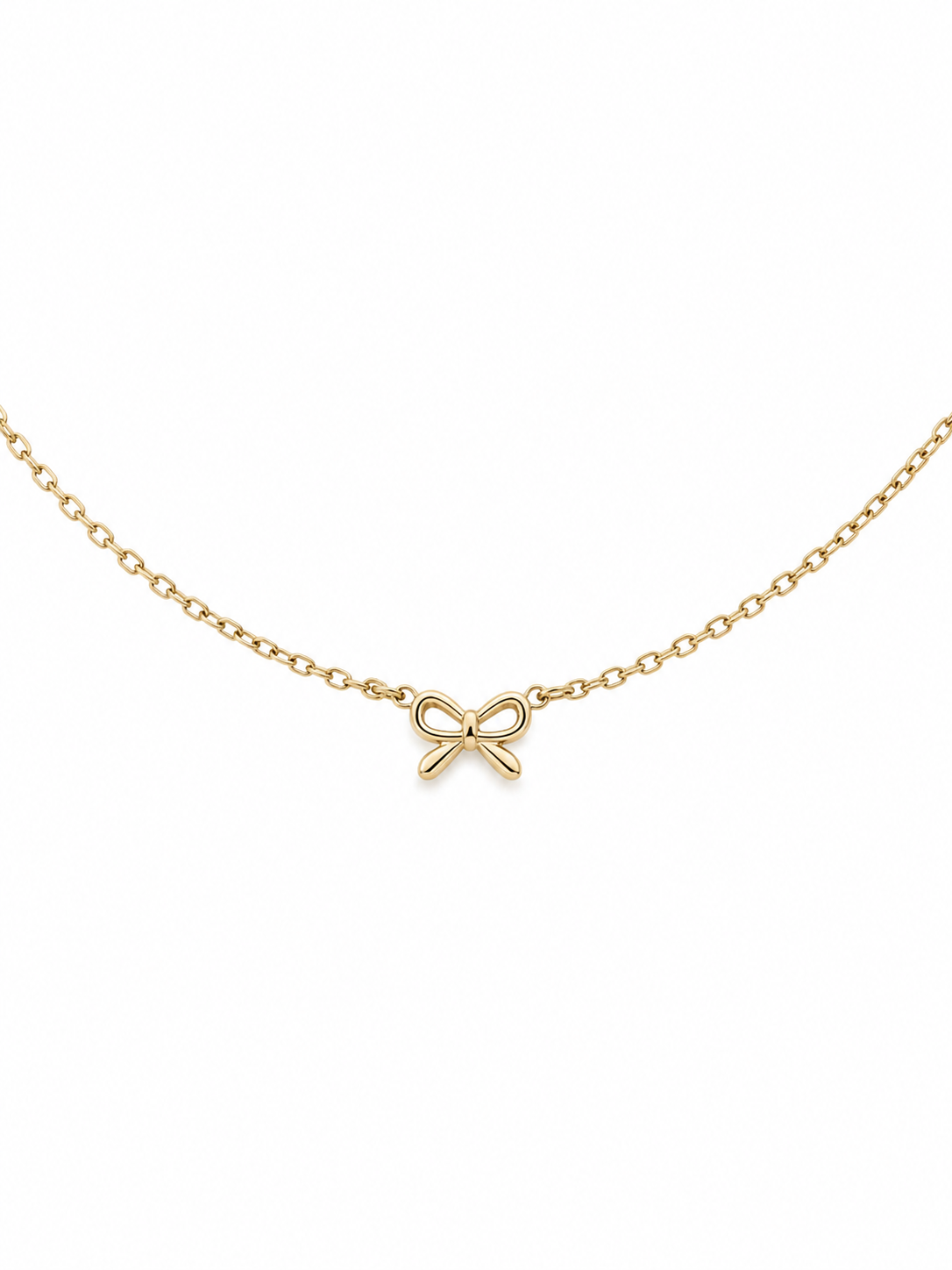 Golden Bow Necklace