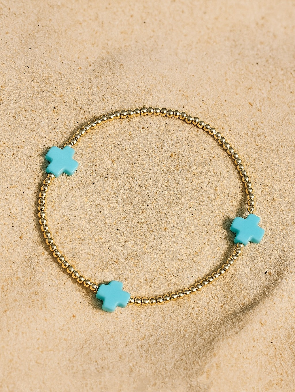 Coastal Cross Bracelet