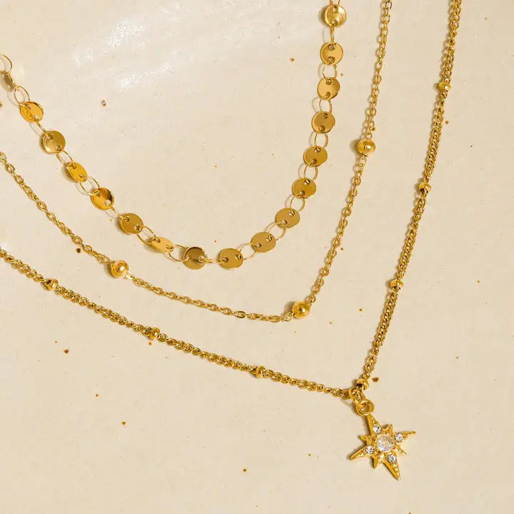 Solara Layered Necklace Set